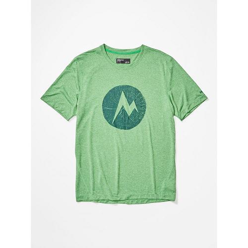 Marmot Transporter T-Shirts For Mens Green KVD276850